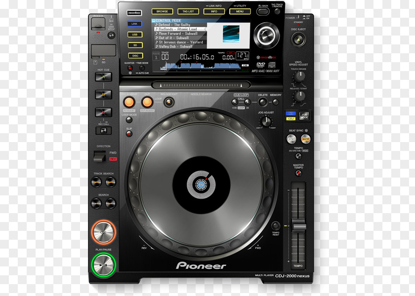 Turntable CDJ-2000nexus DJM Pioneer DJ PNG