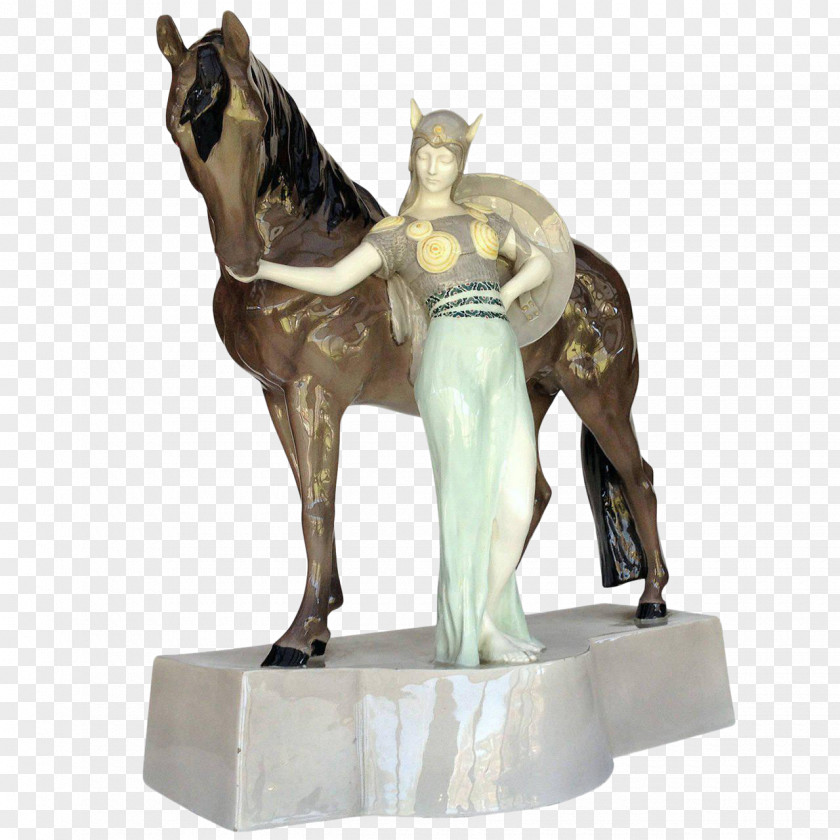 Bronze Sculpture Equestrian Statue Figurine PNG