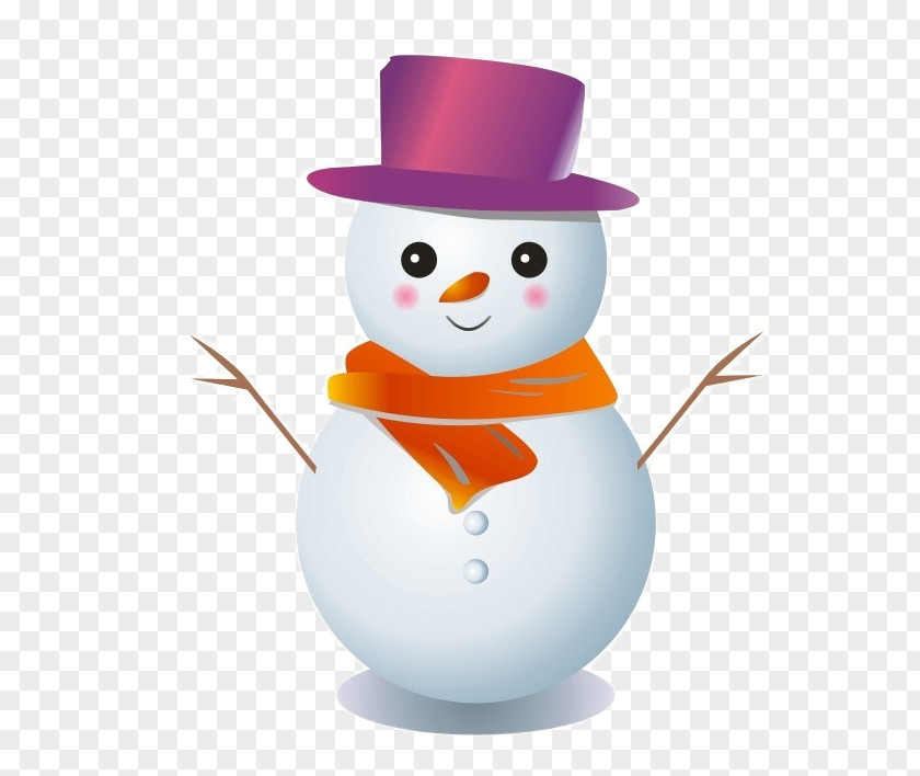 Cartoon Snowman PNG