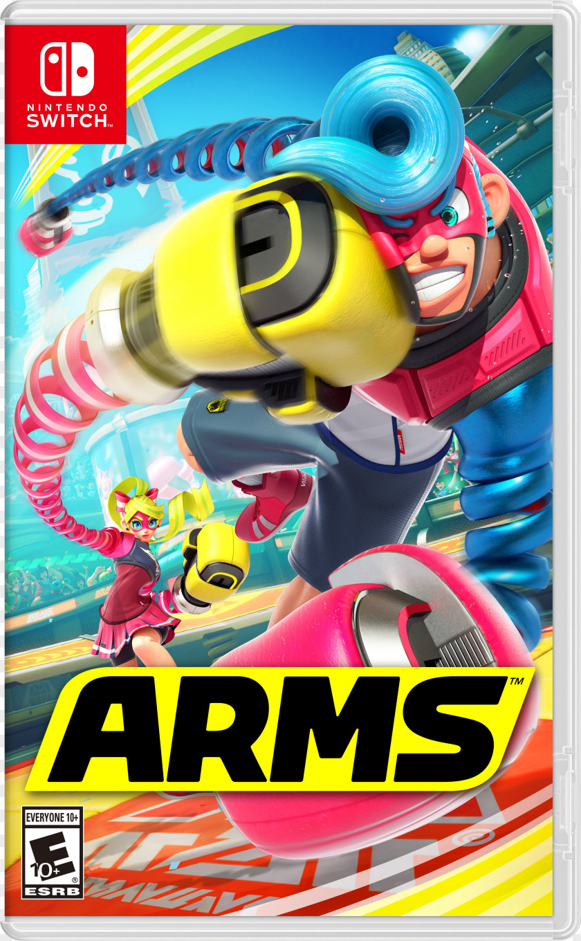 Nintendo Arms Switch Video Game Fighting PNG