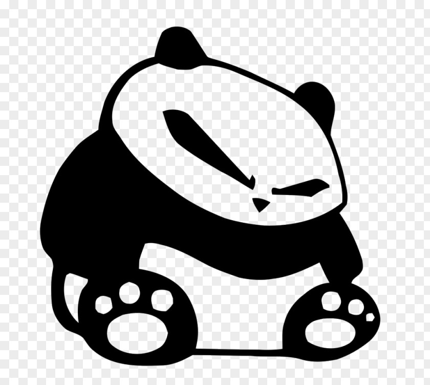 Car Giant Panda Decal Japanese Domestic Market Sticker PNG