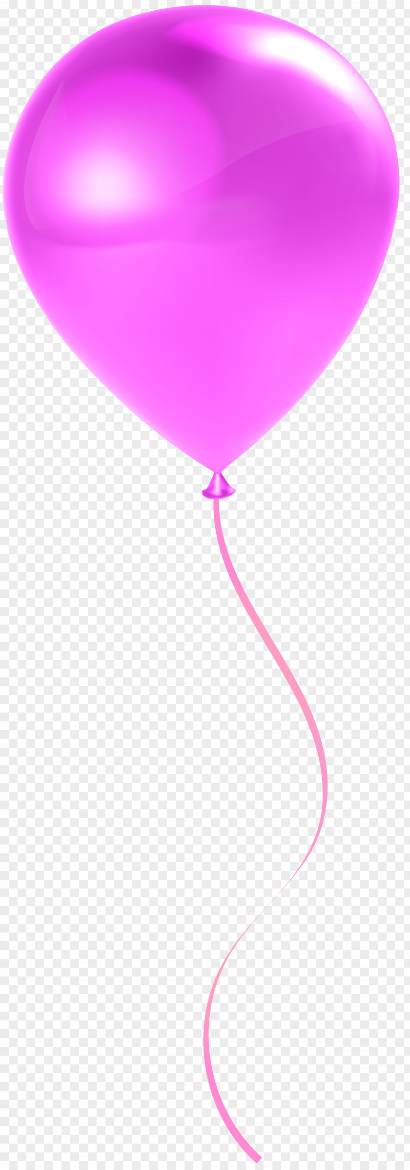 Single Pink Balloon Transparent Clip Art Petal Design Product PNG