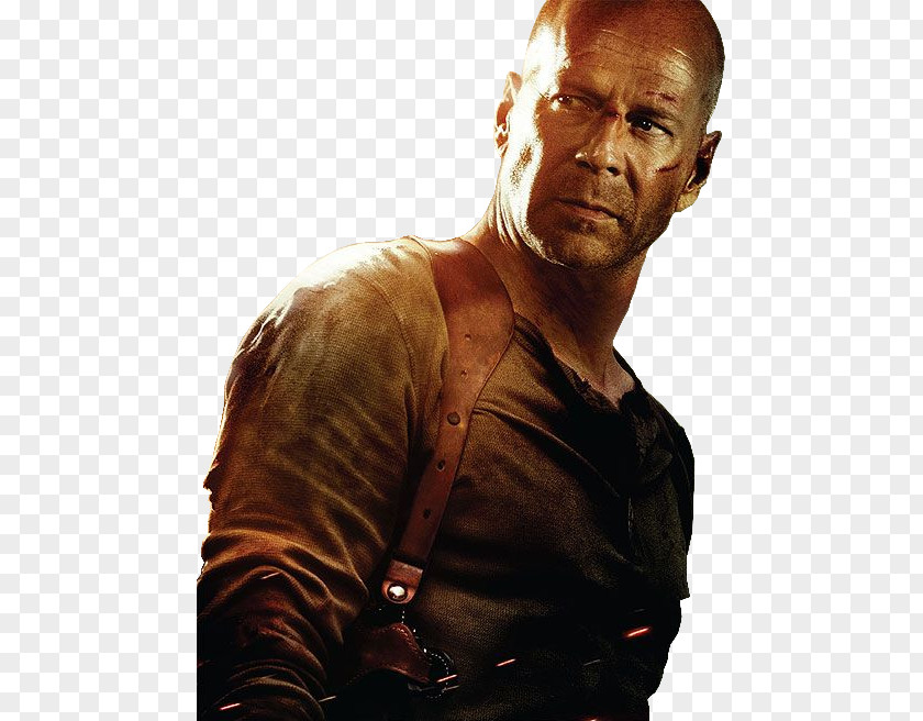 Actor Bruce Willis Live Free Or Die Hard John McClane Film PNG