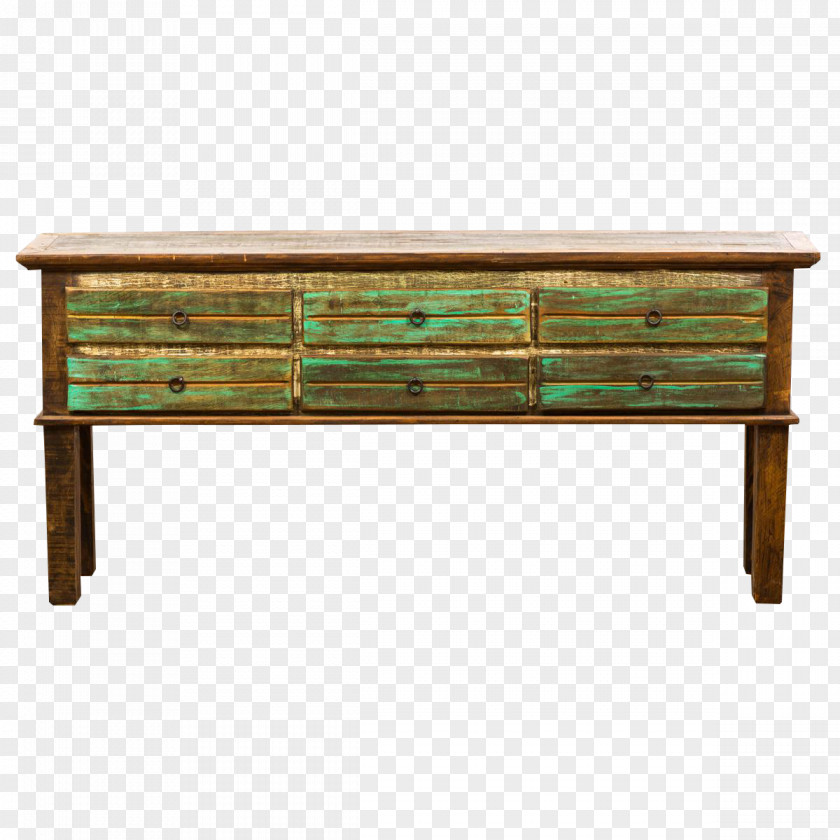 American Solid Wood Bedside Tables Buffets & Sideboards Reclaimed Lumber Drawer PNG