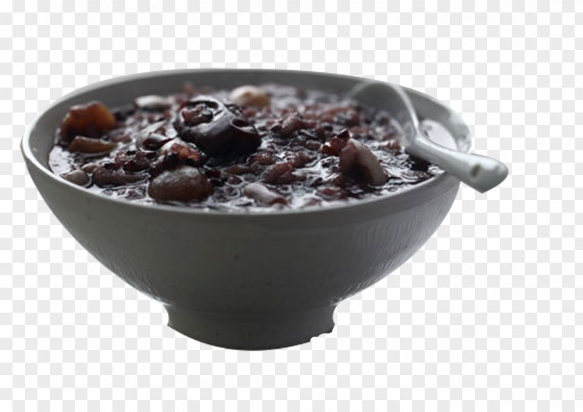 Black Beans And Rice Porridge Laba Congee Food PNG