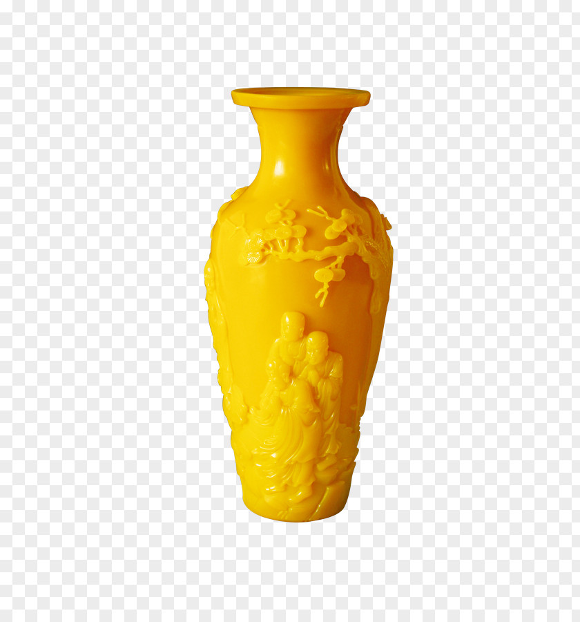 Classical Golden Vase Yuping Bottle Alabastron PNG
