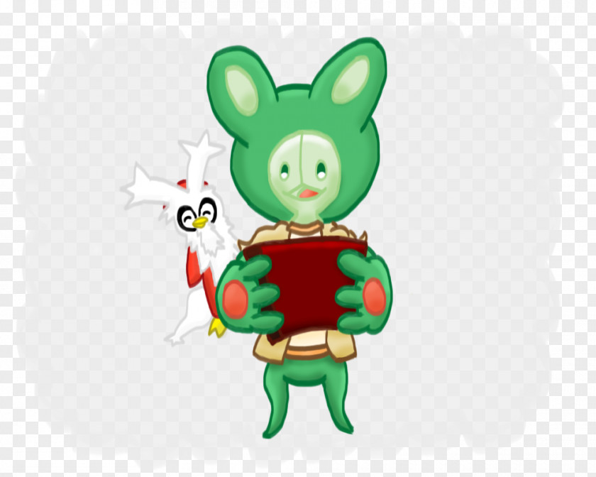 Easter Bunny Green Desktop Wallpaper Clip Art PNG