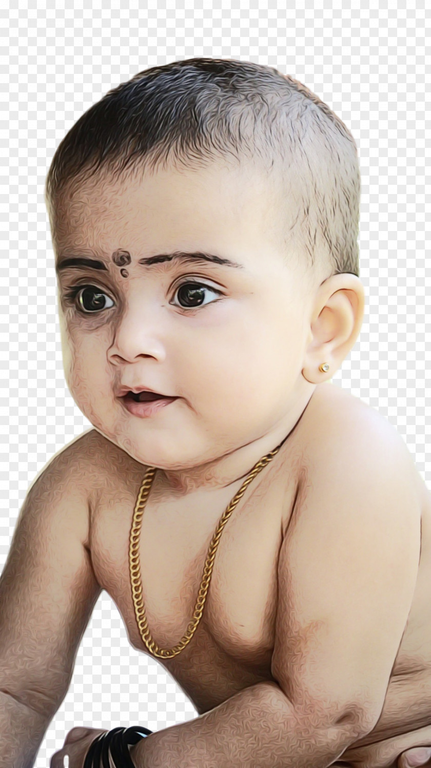 Infant Child Model Forehead Face Skin PNG