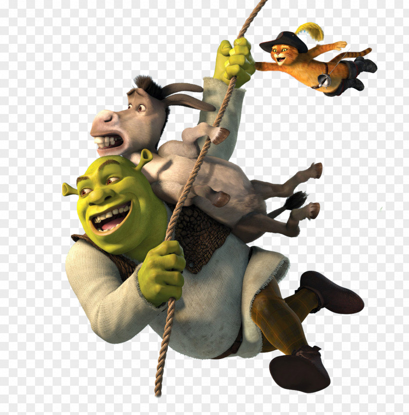 Shrek Donkey Puss In Boots Princess Fiona Film Series PNG