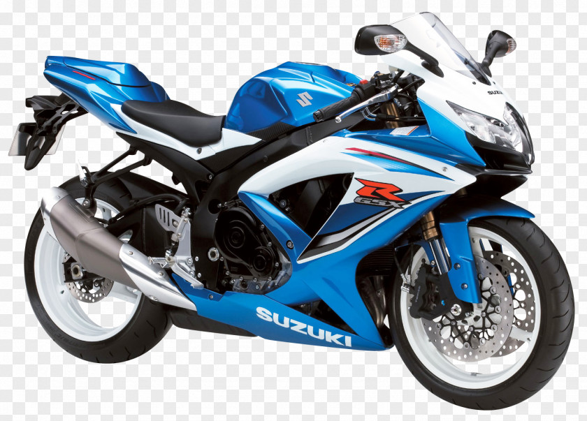 Blue Suzuki GSX R600 Motorcycle Bike Boulevard M109R Sport GSX-R Series PNG