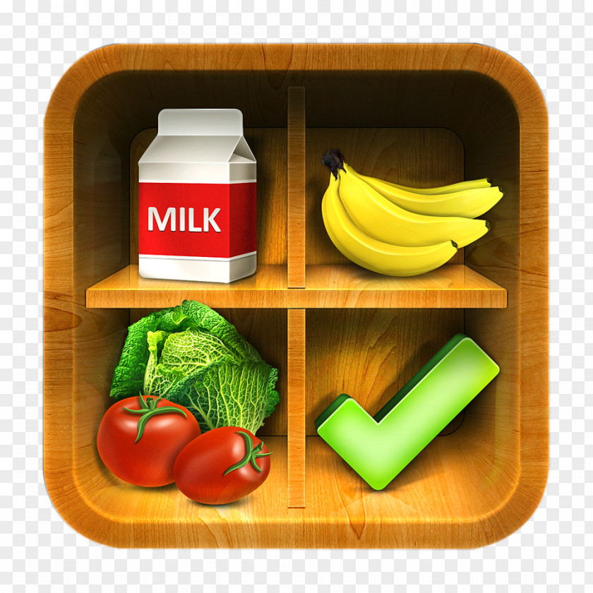 Cupboard Banana Milk And Vegetables VirtualCards Shopping List Grocery Store Shopping-App PNG