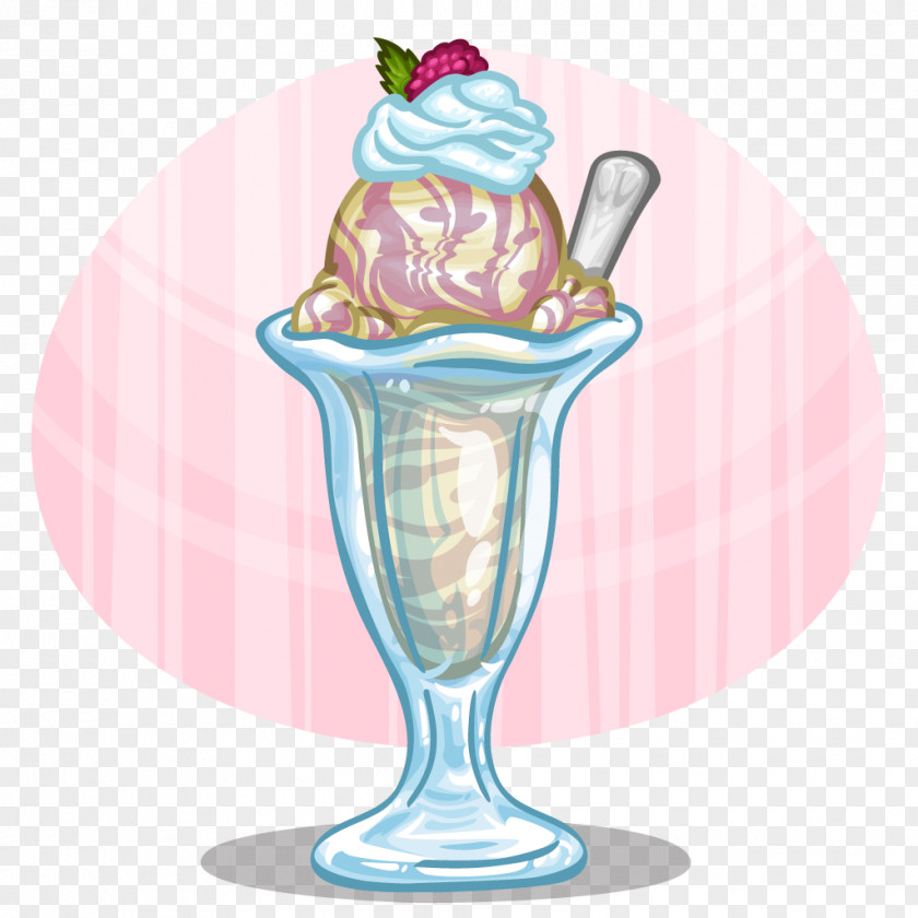 Ice Cream Sundae Knickerbocker Glory Cones Milkshake PNG