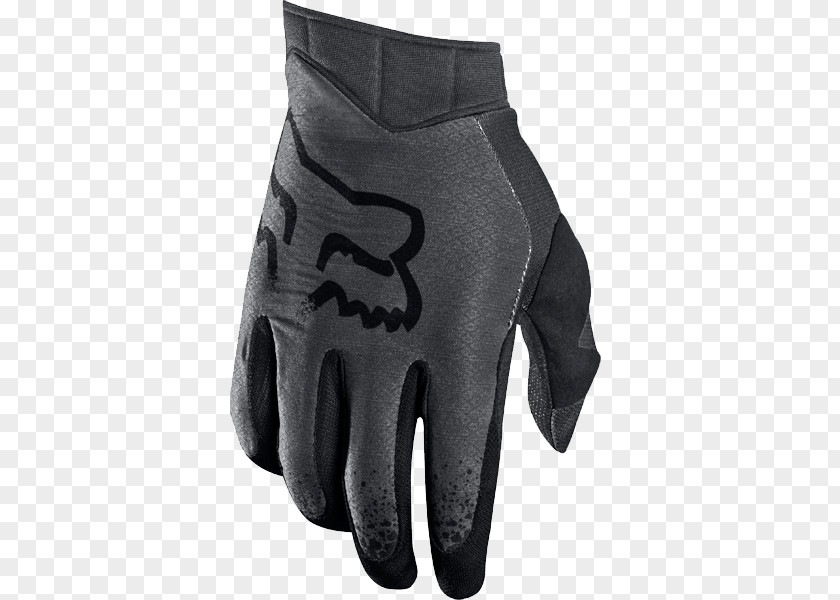 Motocross Fox Racing Glove Red White PNG