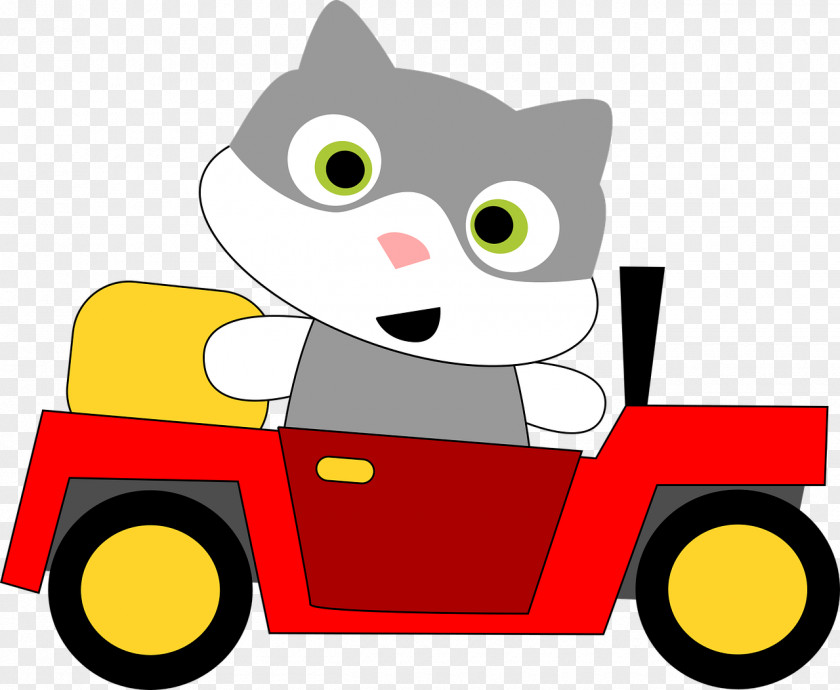 Rotary Dial Car Cat Clip Art PNG