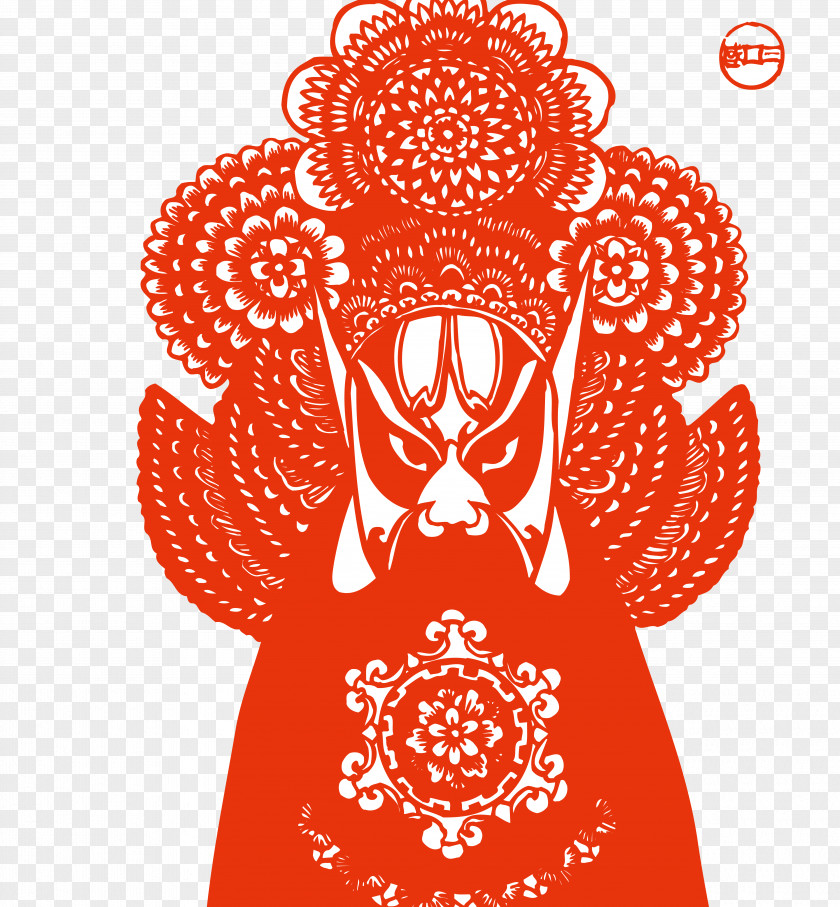 Facebook Peking Opera Illustration PNG