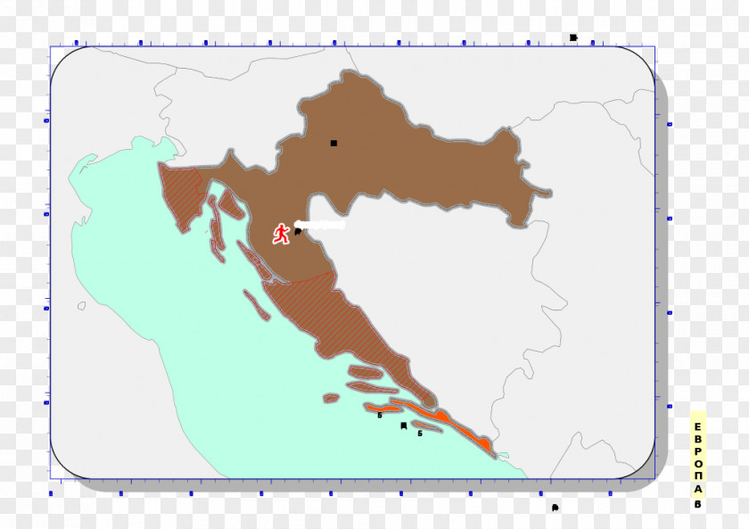 Map Vector Croatia PNG