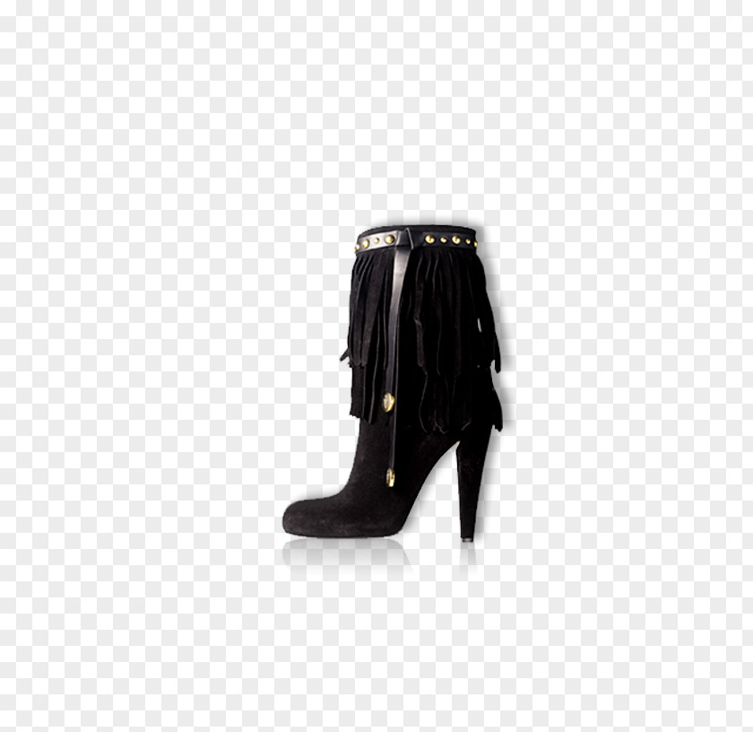 Ms. High-heeled Boots Riding Boot Suede Ankle Shoe Footwear PNG