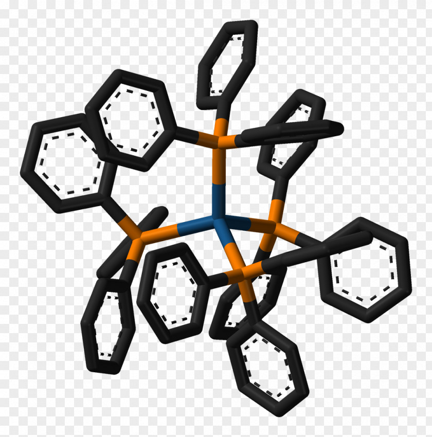 Stick Tetrakis(triphenylphosphine)platinum(0) Tetrakis(triphenylphosphine)palladium(0) Chemical Compound PNG