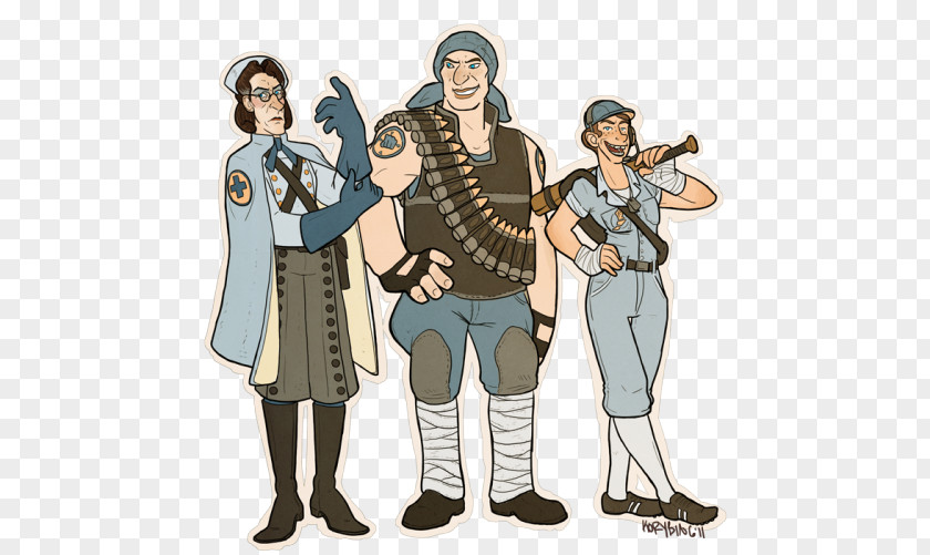 Moscow Women Team Fortress 2 Illustration Design Drawing Cartoon PNG