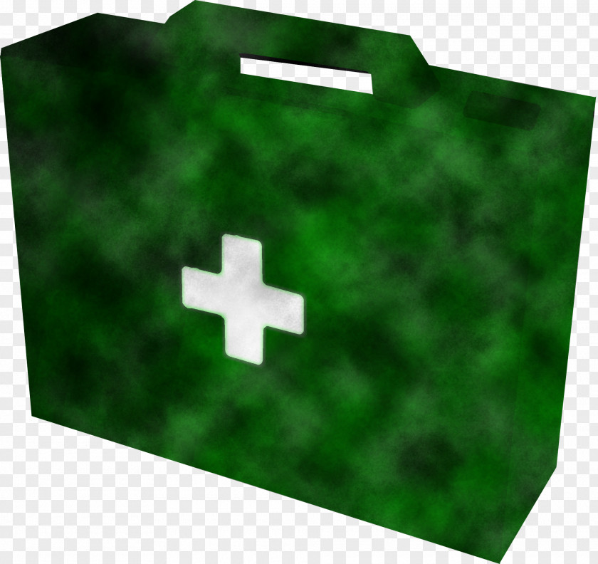 First Aid Kit Reusable Hot/cold Pack Green Rectangle PNG