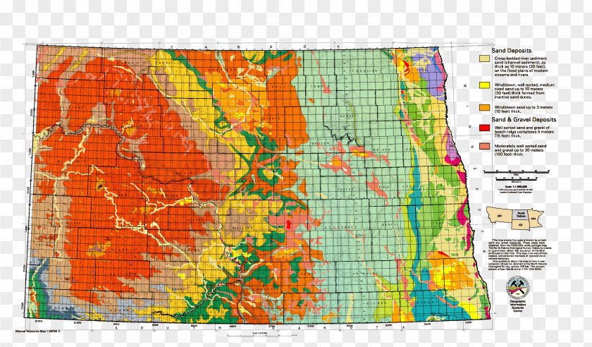Map North Dakota South Topographic Topography PNG