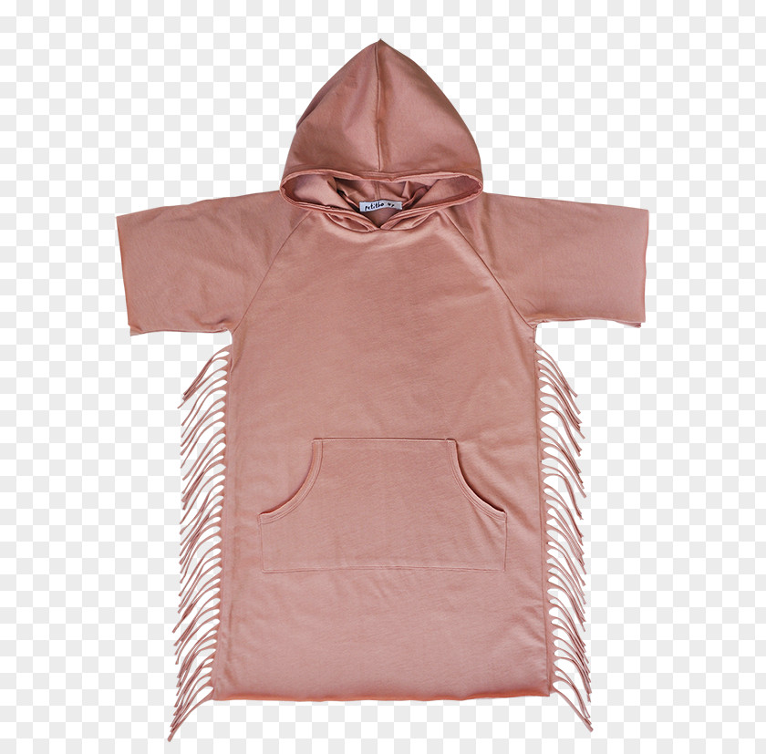 Mexican Poncho Hoodie Sleeve Pink PNG