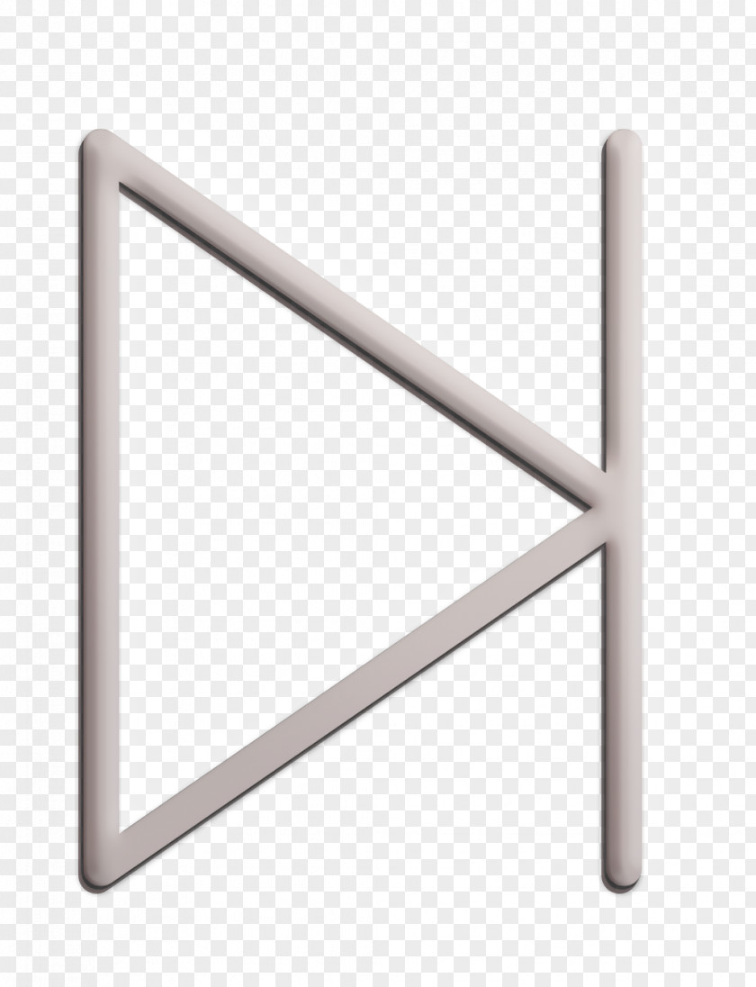 Rectangle Metal Essential Set Icon Next PNG