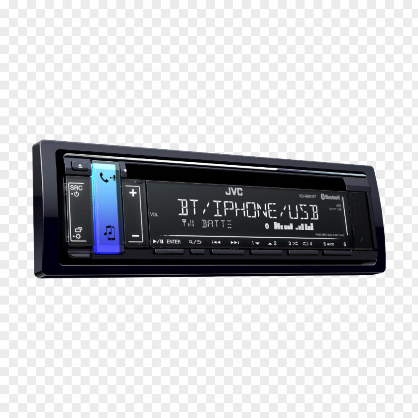 Car Vehicle Audio JVC Radio Receiver Automotive Head Unit PNG