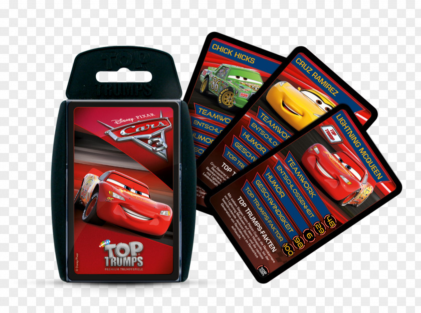 Cars Winning Moves Top Trumps Lightning McQueen 3: Driven To Win PNG