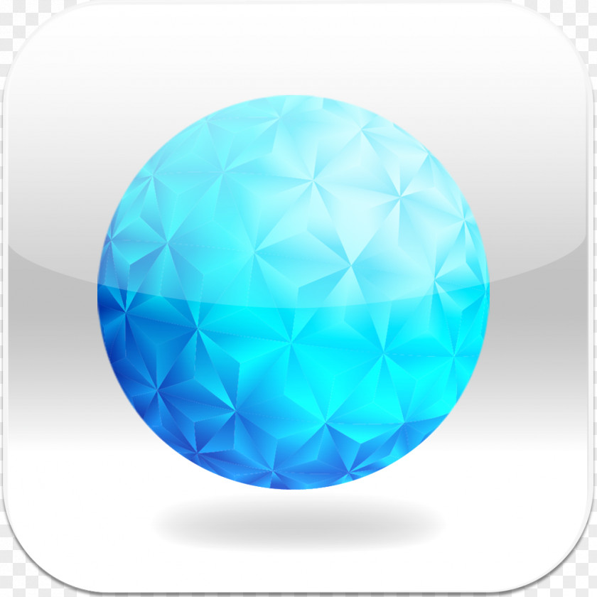 Design Turquoise Sphere PNG