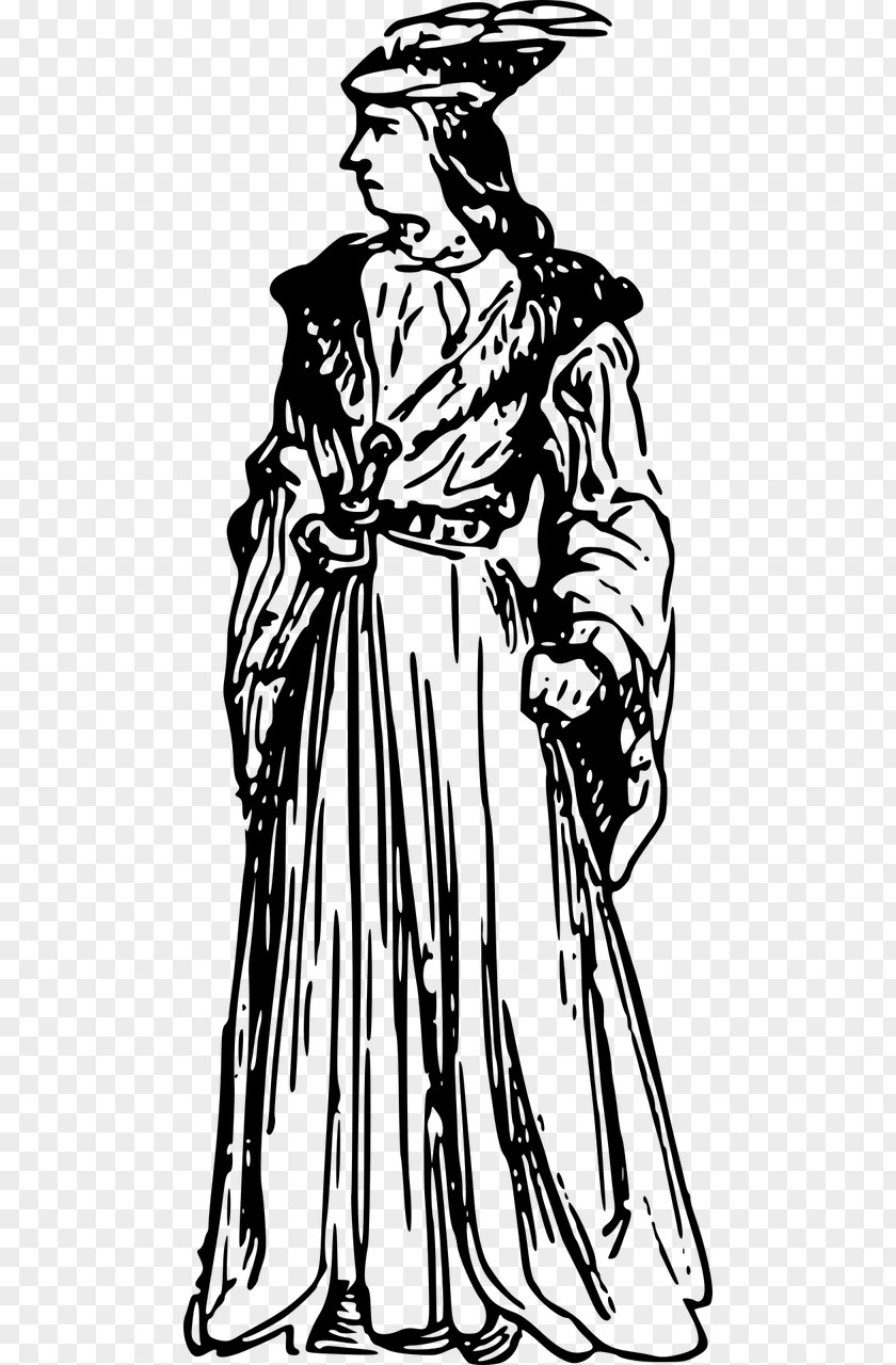 Dress 16th Century 1700-talets Mode France Clip Art PNG