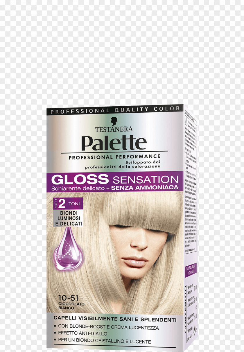 Hair Coloring Blond Capelli Palette PNG