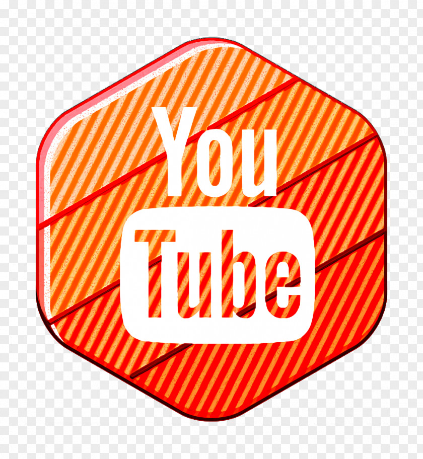 Rectangle Orange Youtube Icon PNG