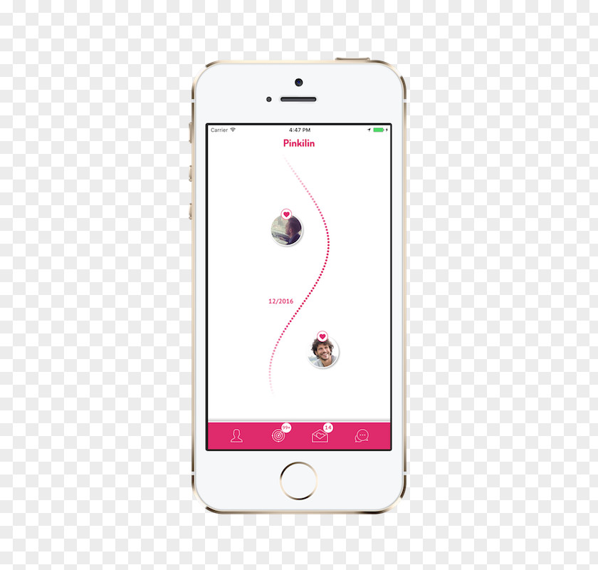 Smartphone Pink M PNG
