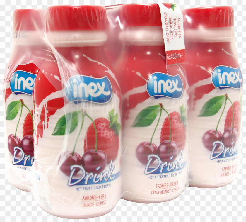 Strawberry Juice Flavored Milk Cherry PNG