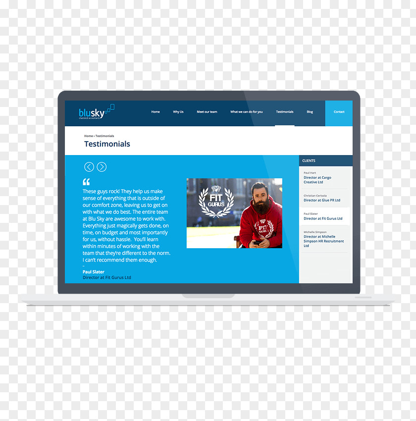 Blu Sky Computer Monitors Display Advertising Multimedia Web Page PNG