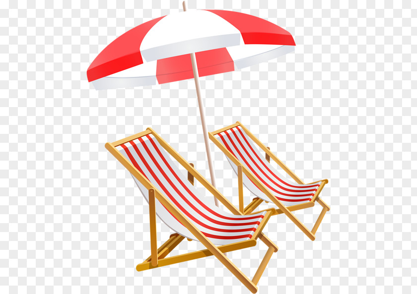 Folding Chair Table Beach Background PNG