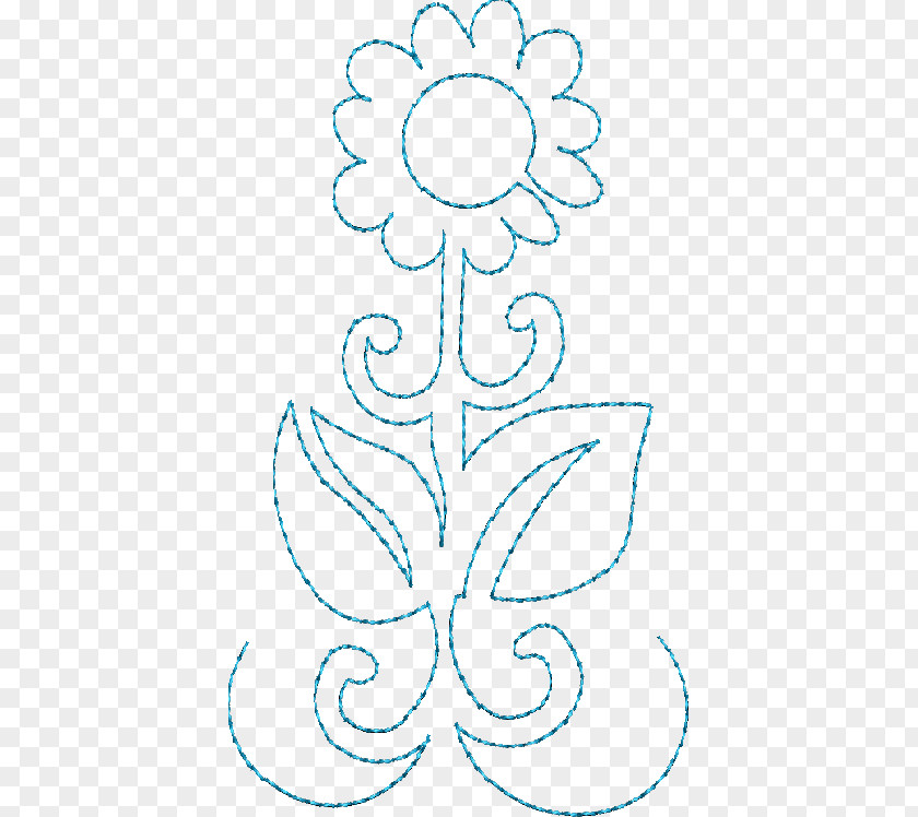 Longarm Quilting Motifs Floral Design Pattern Machine Embroidery PNG