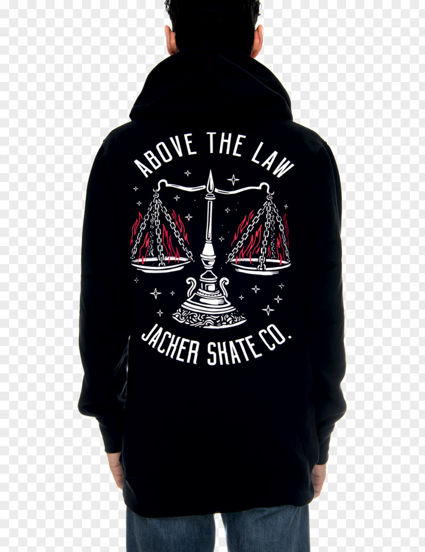 T-shirt Above The Law Cotton Hoodie Crew Neck PNG