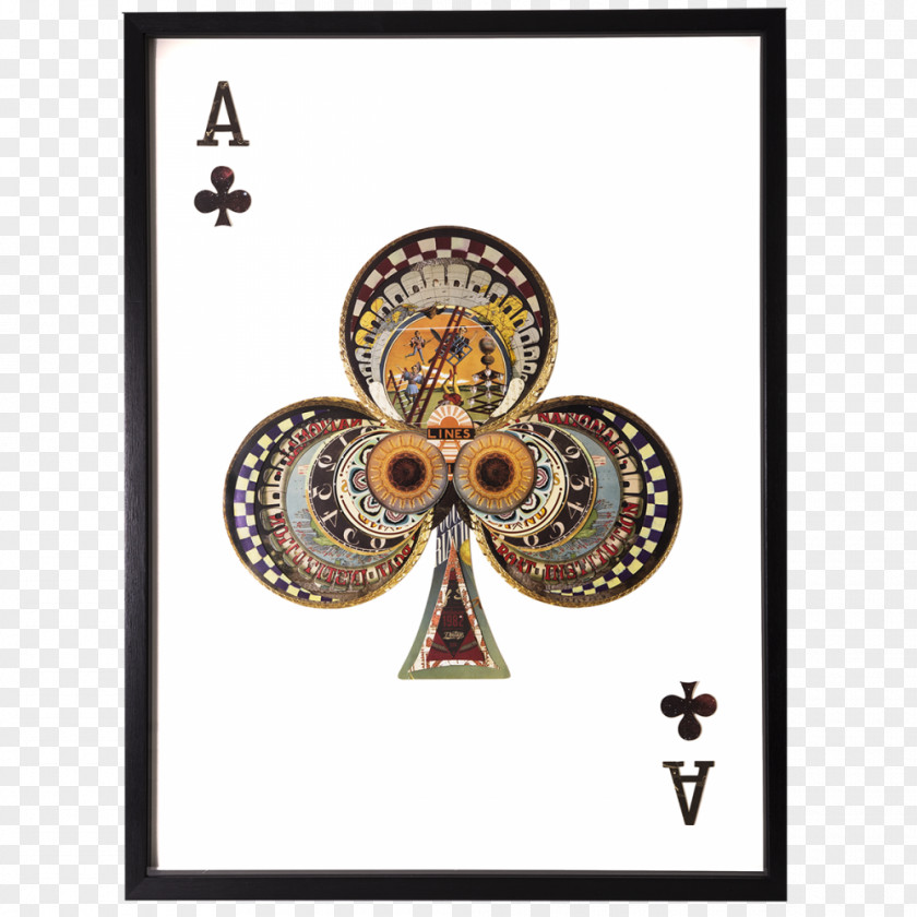 Ace Of Clubs Oil Painting Work Art PNG