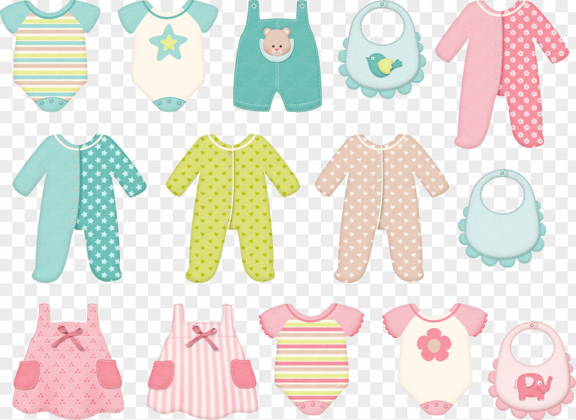 Baby Border Clothing Infant Shower Clip Art PNG