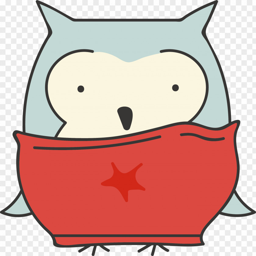 Cartoon Owl Vector Clip Art PNG
