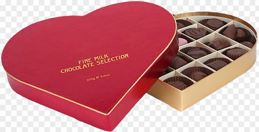 Heart-shaped Chocolate Box Valentine's Day Food Heart PNG