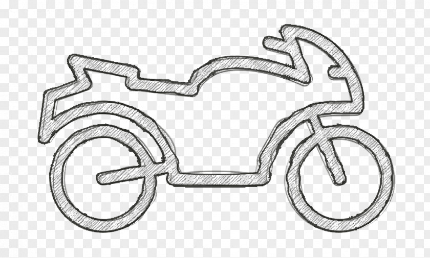 Motorcycle Icon Bike Transport PNG