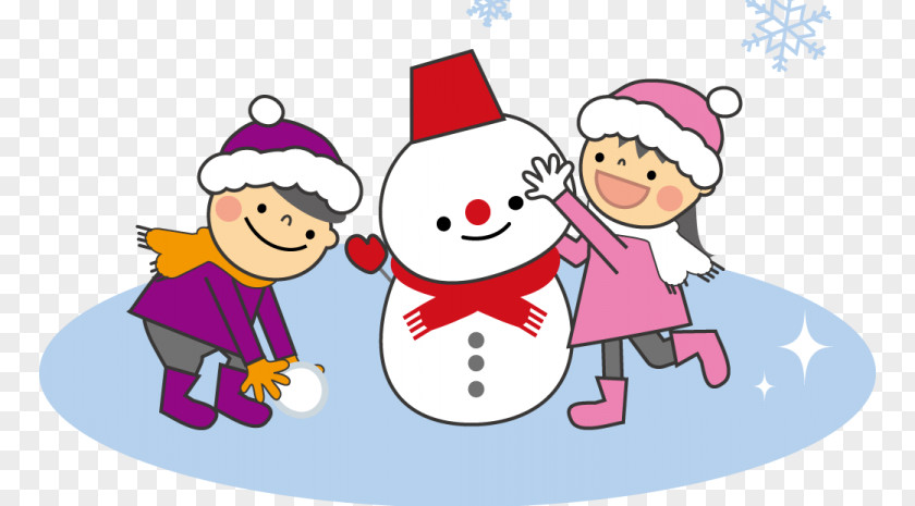 Snowball Fight Snowman Winter PNG