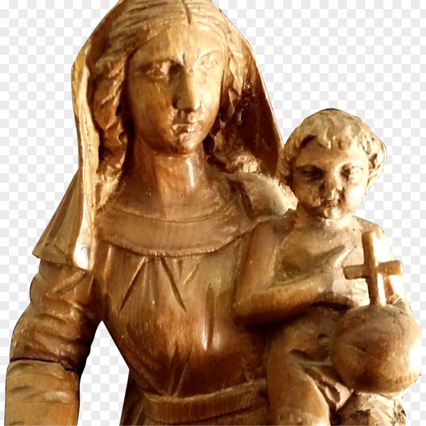 Virgin Mary Classical Sculpture Figurine Studies PNG