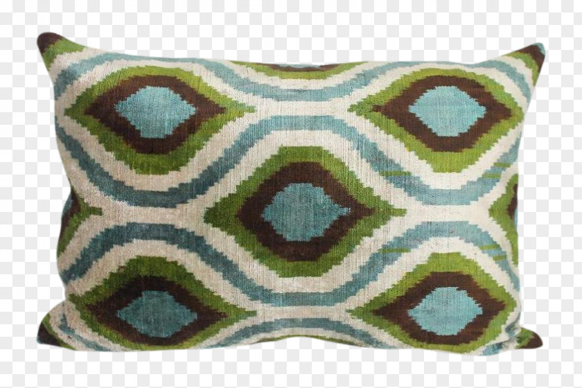 Sage Green Silk Cushion Throw Pillows Pattern PNG