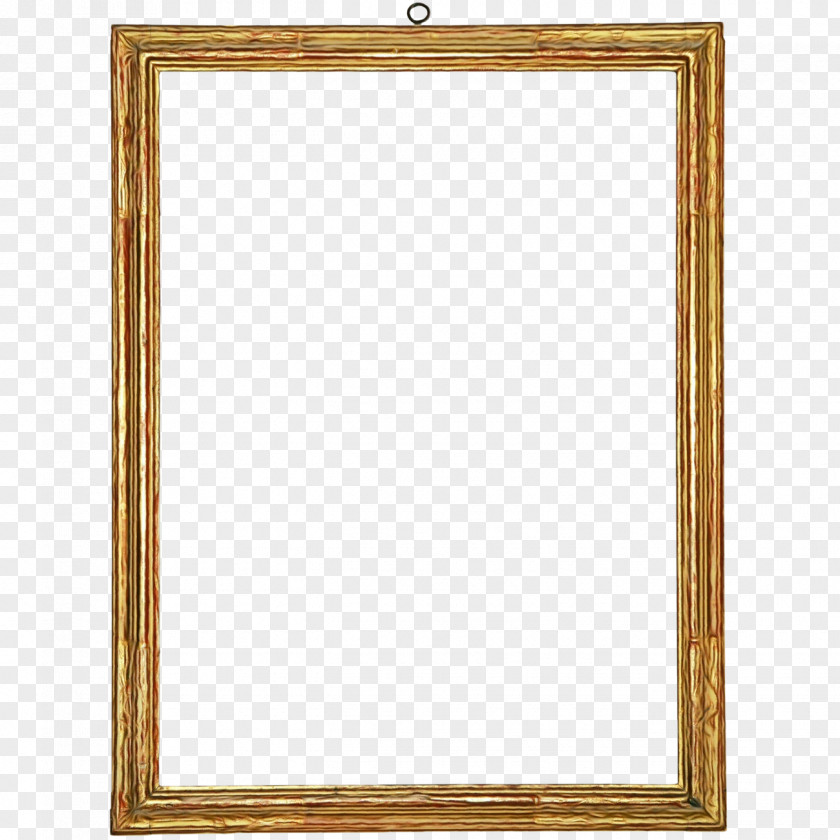 Brass Interior Design Picture Frame PNG