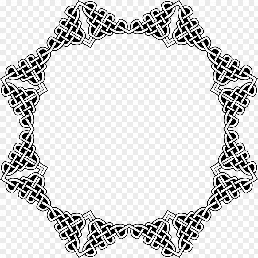 Celtic Black And White PNG