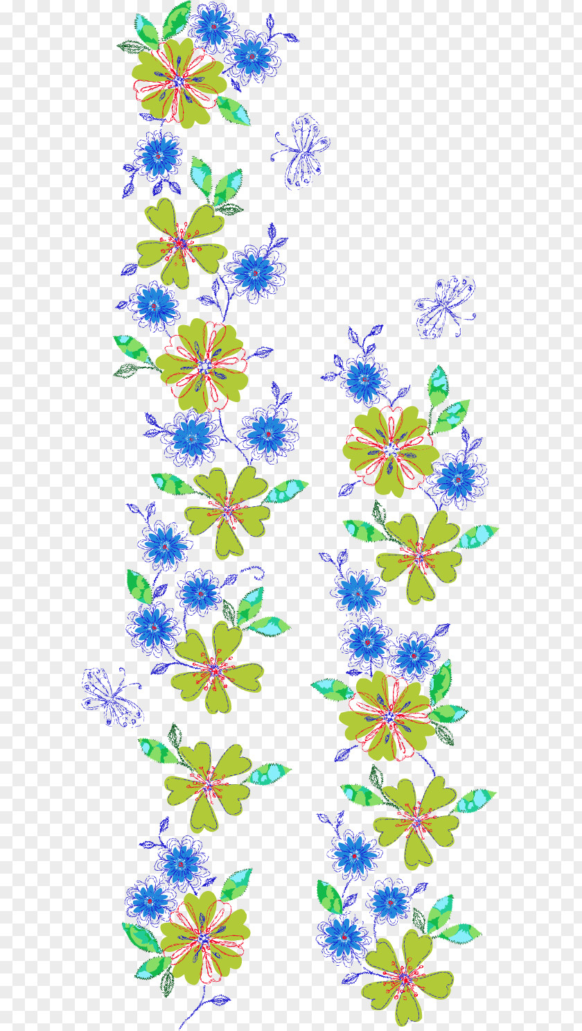 Vector Floral Decorative Pattern Flower Graphic Design PNG